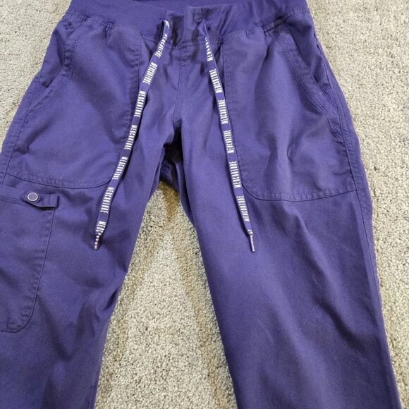 Med Couture Pants - Med Couture Scrubs Womens Jogger Pants Small Grape Purple MedCouture